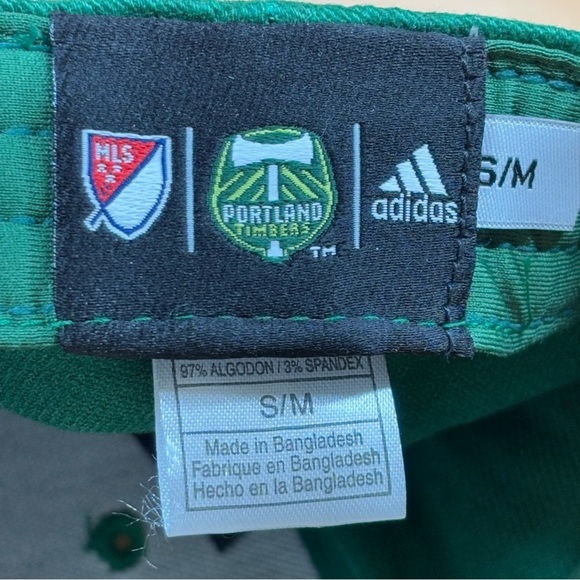 MLS Adidas Portland’s Timbers Green Soccer Hat Cap - Picture 7 of 8